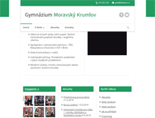 Tablet Screenshot of mkgym.cz